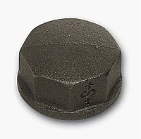 Заглушка чугунная D= 100 мм, марка: КЧ, соединение: внутренняя резьба