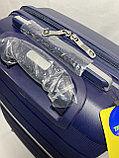 Маленький пластиковый дорожный чемодан на 4-х колёсах "Travel Time'.Высота 55 см, ширина 34 см, глубина 22 см, фото 8