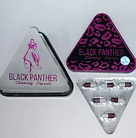Капсулы для похудения Black Panther Черная пантера треугольник, фото 3