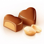 Конфеты шоколадные с ореховым кремом "Сердечки" 3,5кг - фото 2 - id-p107025882