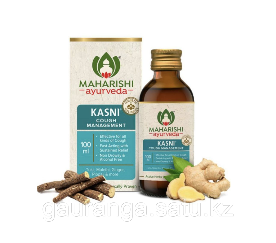 Сироп Касни Махариши / Syrop Kasni Maharishi 100 мл - от боли в горле, от кашля, бронхита, аллергии