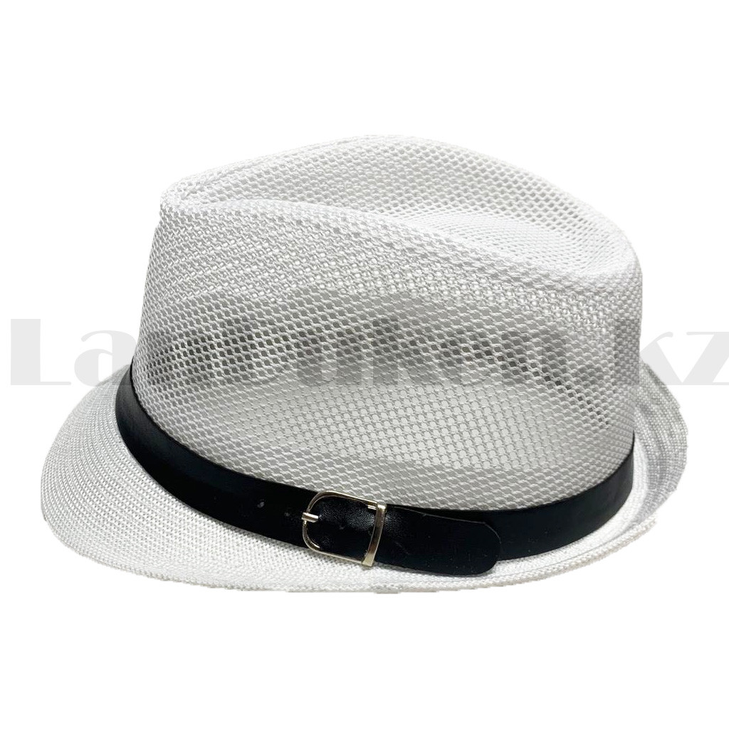 Шляпа летняя сетчатая солнцезащитная соломенная белая 56 - фото 5 - id-p107026260