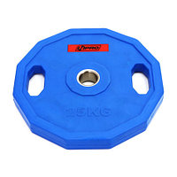 Диск обрезиненный цветной 2008A 25 кг