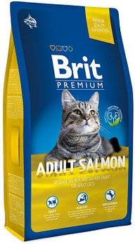 Brit Premium ADULT SALMON для кошек с лососем, 2кг