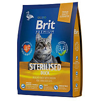 Brit Brit Premium STERILISED Duck&Chicken для стерилизованных кошек с уткой и курицей,400гр
