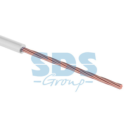 Провод ПГВА 1 х 0.75мм², 100м, белый REXANT, фото 2