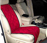 Чехлы-накидки для автомобильного сидения Алькантара (Оранжевый), фото 2