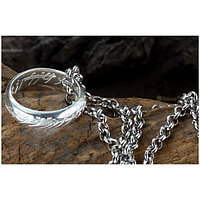 Кольцо всевластия, размер - 10, цвет - серебро