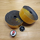 Желтая Обмотка "West Biking" на руль шоссейного велосипеда, гибрида, FIX. Велосипедная лента под карбон., фото 5