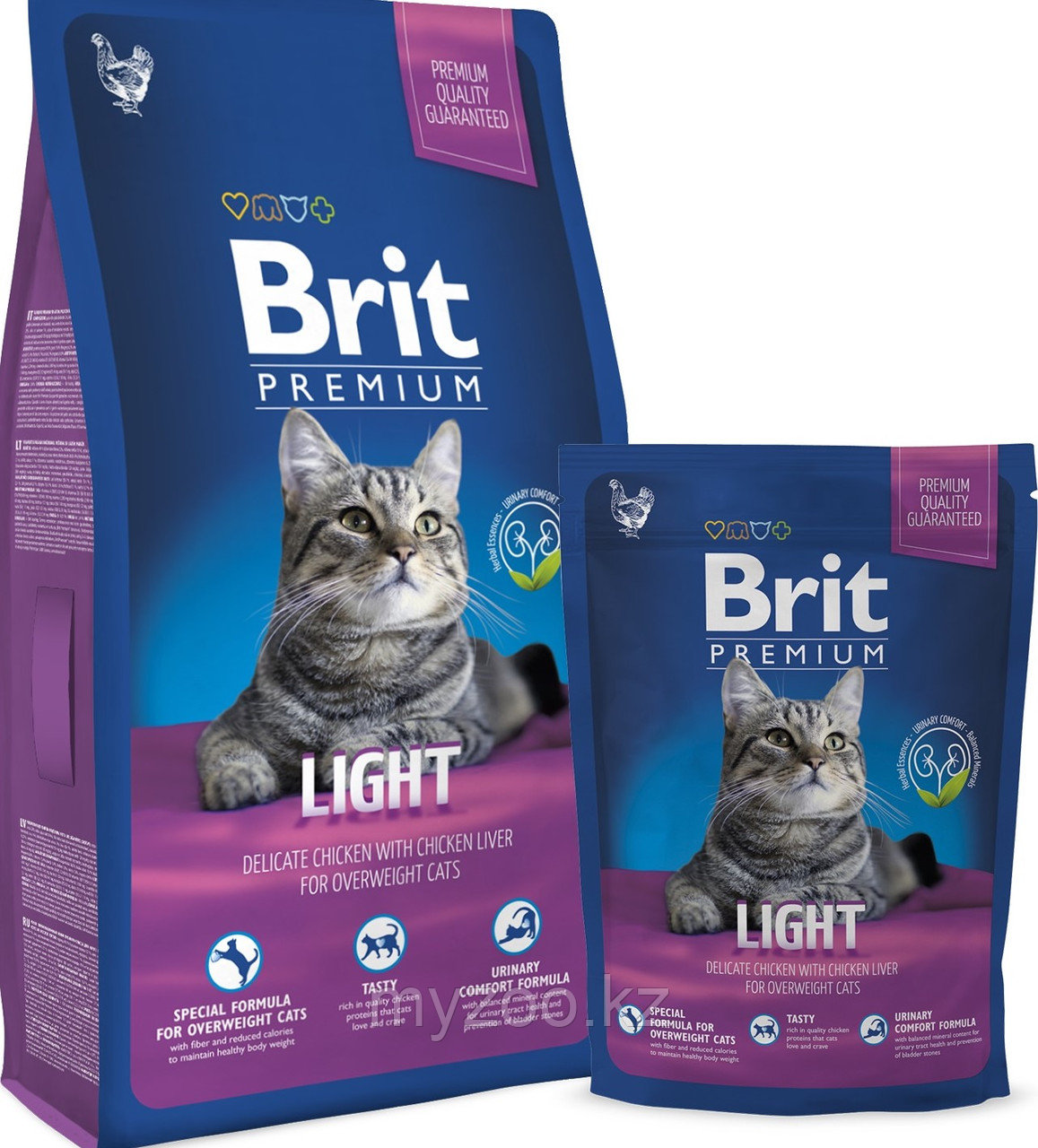 Brit Premium LIGHT CHICKEN для кошек с избыточным весом, 800гр - фото 1 - id-p107068654