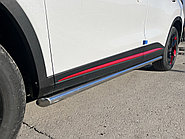 Защита штатного порога труба d53 Папа Тюнинг для Omoda C5 2022-