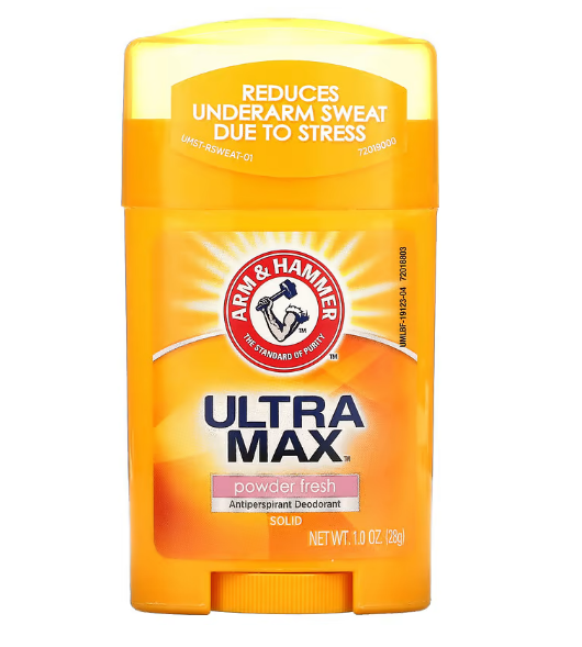 Arm & Hammer, UltraMax, твердый дезодорант-антиперспирант для мужчин, свежий аромат, 28 г (1 унции)