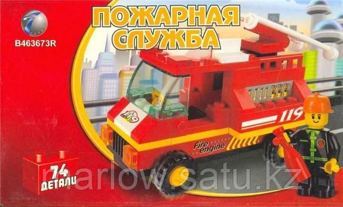 Конструктор SLUBAN "Пожарные" Арт. M38-B0173 "Пожарная машина" (id ...