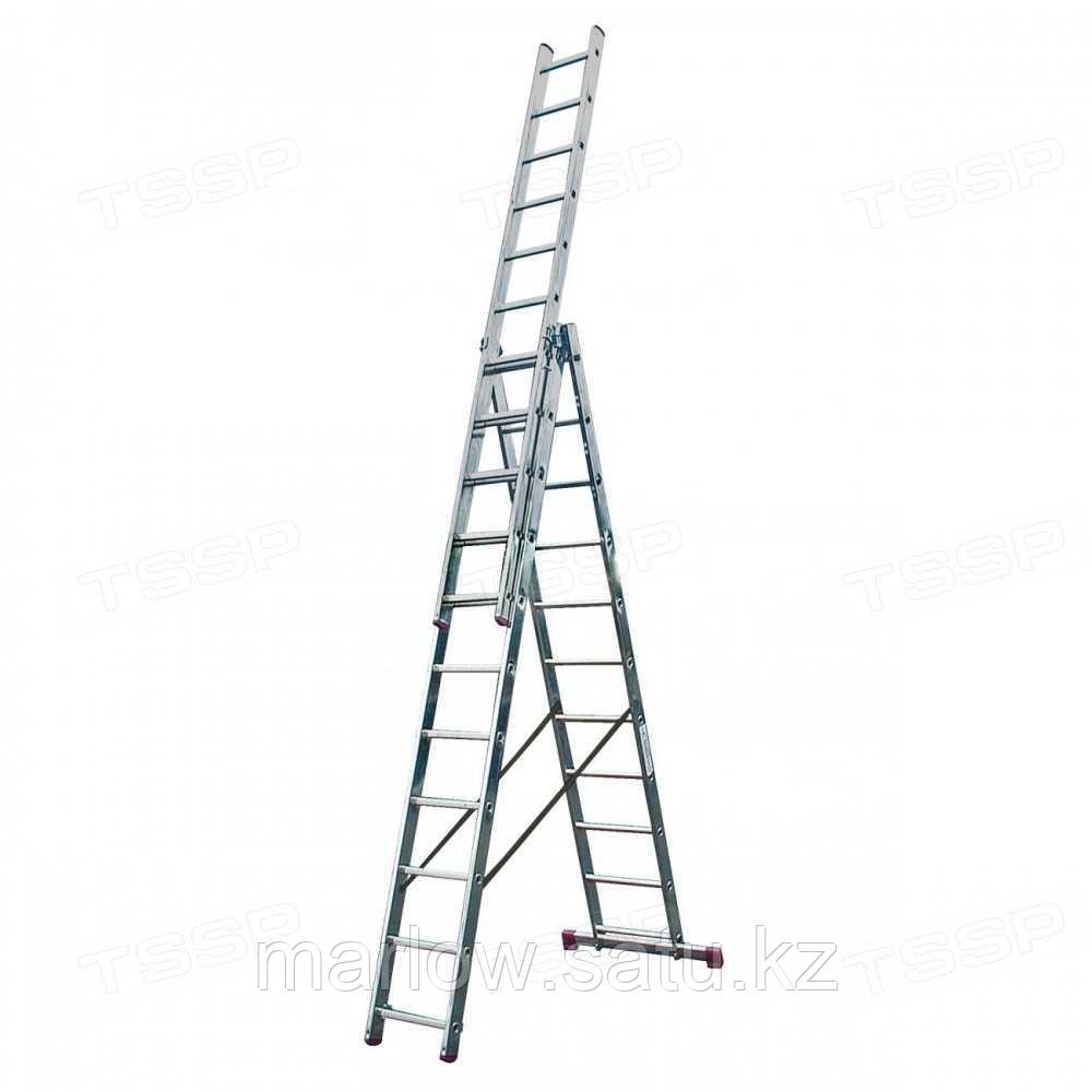 Купить 3 Секционная Алюминиевая Лестница Краузе