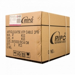 Сетевой кабель FCE-5514 FTP Cat.5 4x2x1 | 0,51 PE 305 м | б RIPO - фото 1 - id-p107112283