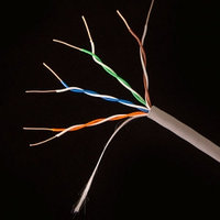 Сетевой кабель UAC-5514 UTP Cat.5e 4x2x1 | 0,5 PVC 305 м | б RIPO