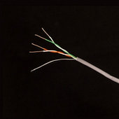 Сетевой кабель UAC-5512 UTP Cat.5e 2x2x1 | 0,5 PVC 305 м | б RIPO