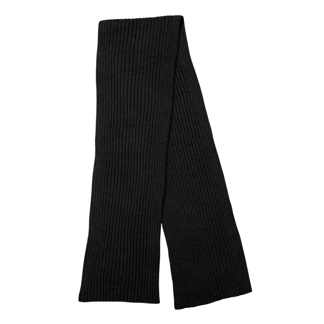 Вязаный шарф Impact из Polylana® AWARE , 180x25 см, черный; , Длина 180 см., ширина 25 см., высота 1 см., - фото 2 - id-p107116712