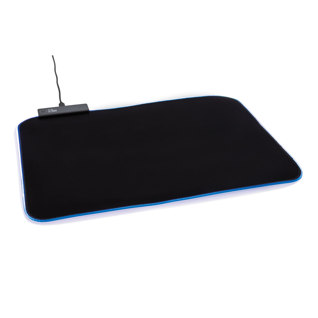 Игровой коврик для мыши с RGB-подсветкой, черный; , Длина 36,1 см., ширина 0,3 см., высота 26,3 см., диаметр 0 - фото 6 - id-p107116721