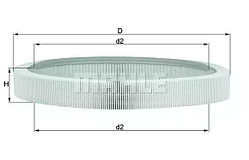 Фильтр воздушный  M FILTER A338 (LX 61)