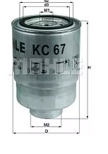Фильтр топливный ONNURI GFFG-005(KC 67)