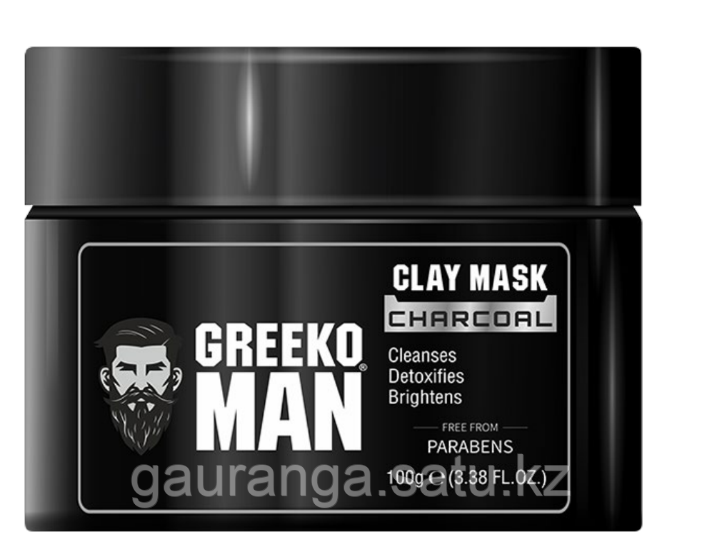 Глиняная маска для бороды / Greeko Man Clay Mask 100 гр - фото 1 - id-p107120335