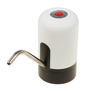 Помпа электрическая на бутылку для воды USB, белая (4768), фото 2