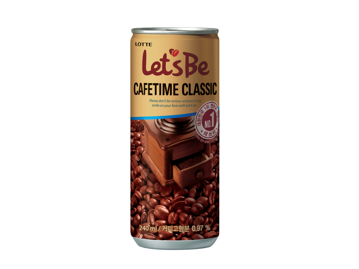 Кофейный напиток Let's be CAFETIME LATTE 240 мл (30 шт в упаковке)
