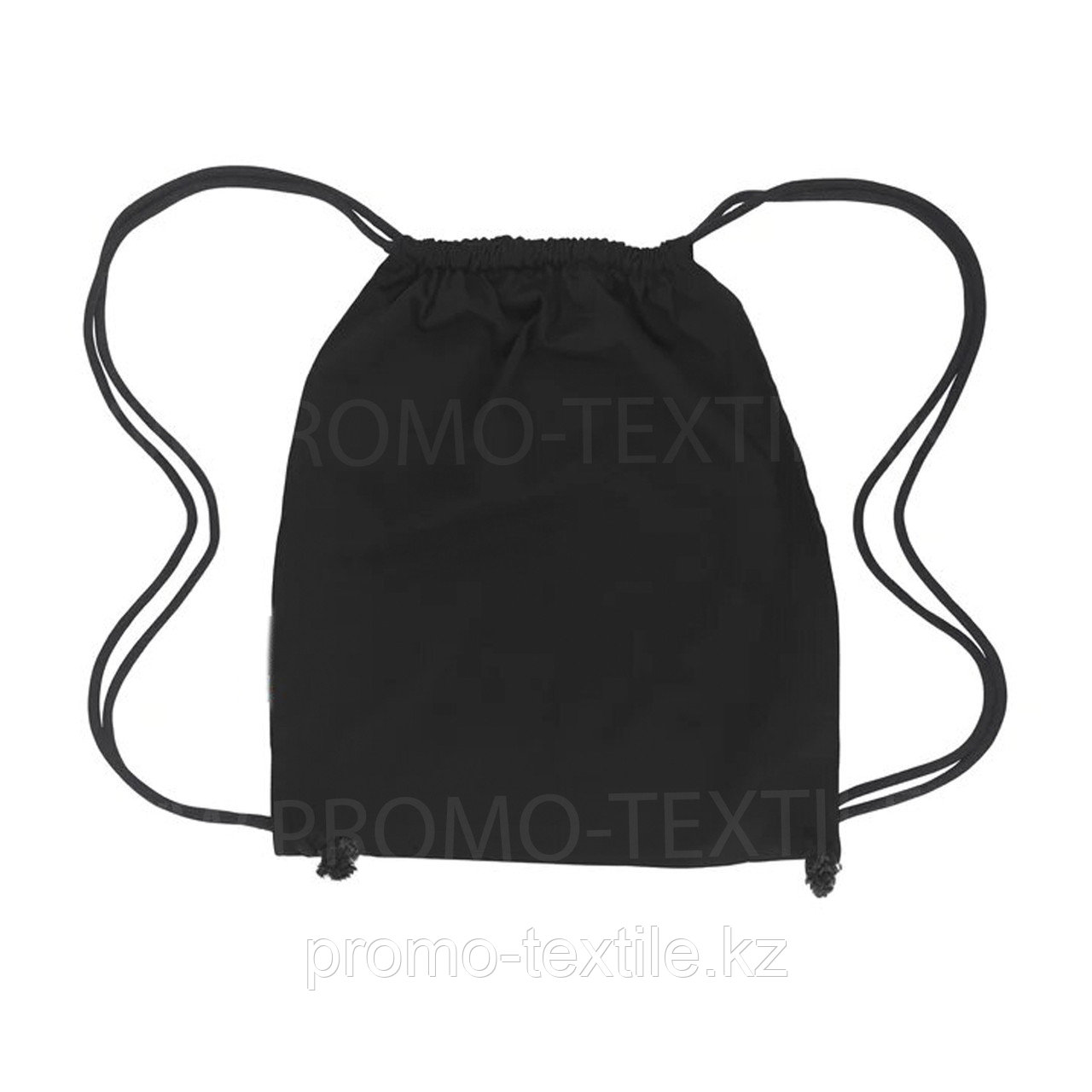 Сумка мешок  черного цвета | Черный сумка - рюкзак для обуви