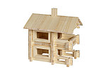 Конструктор ЛЕСОВИЧОК  "Разборный домик" №2 набор из 130 деталей, фото 8