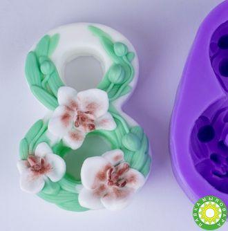 Форма для мыла Орхидеи 3D