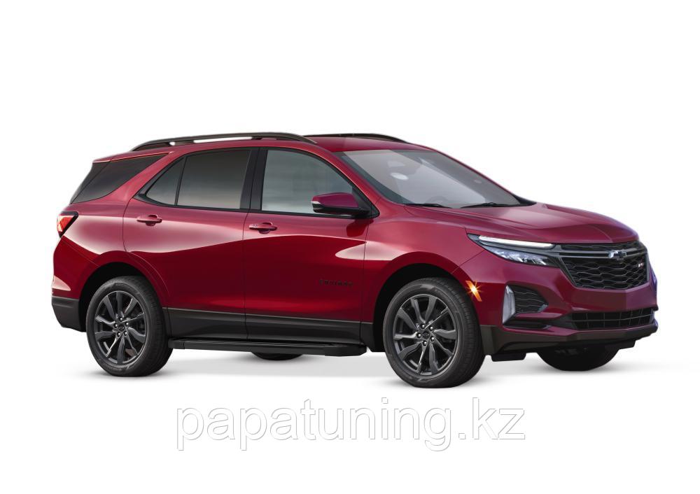Порог-площадка Black F173ALB + комплект крепежа Rival Chevrolet Equinox 2020-, фото 1