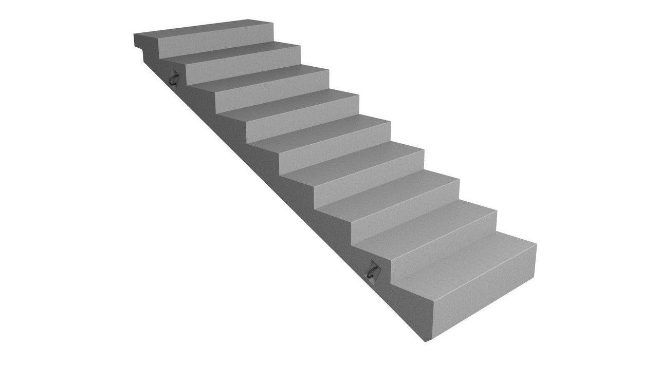 Железобетонная площадка лестничных сходов 750х750х70 мм, тип: ПЛ 75.75.7 - фото 1 - id-p107135656