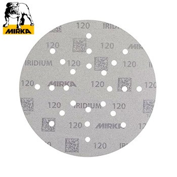 Шлифовальный диск на бумажной основе IRIDIUM 225mm GRIP 24H 120, 150, 180, 220, 240, 320 - фото 2 - id-p107135988