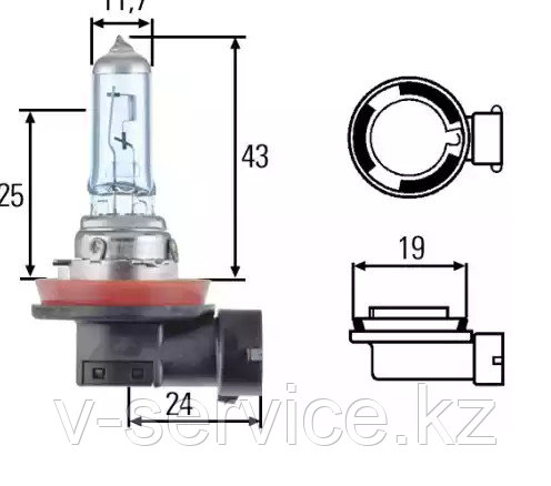 Лампа OSRAM 64212 H8