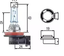 Лампа BOSCH 1 987 302 081 H8