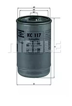 Фильтр топливный HENGST H17WK03(KC 117)