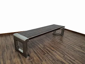 Скамейка парковая алюминевая "Модерн"