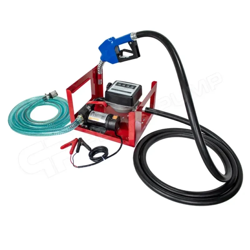 DCFD 60  - Перекачивающая станция для топлива 12В (мех. счетчик, мех. пистолет), 60 л/мин, фото 1