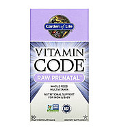 Garden of life vitamin code, raw prenatal, 90 вегетарианских капсул