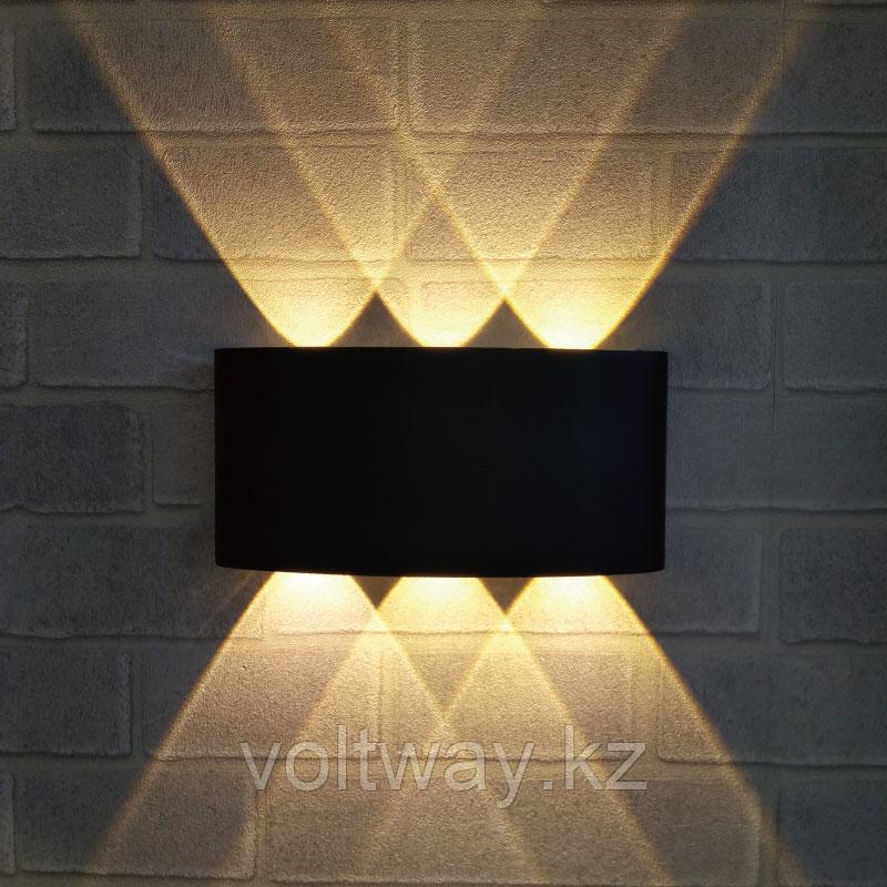 Фасадный светильник, декоративный на 4 линзы, 8 вт, оттенок на выбор - фото 2 - id-p107139689