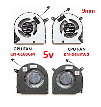 Системы охлаждения вентиляторы Dell Gaming G5 15 5505  G3 15 3500 G5 SE 5505 9mm 4-pin Кулер FAN (L-R пара)