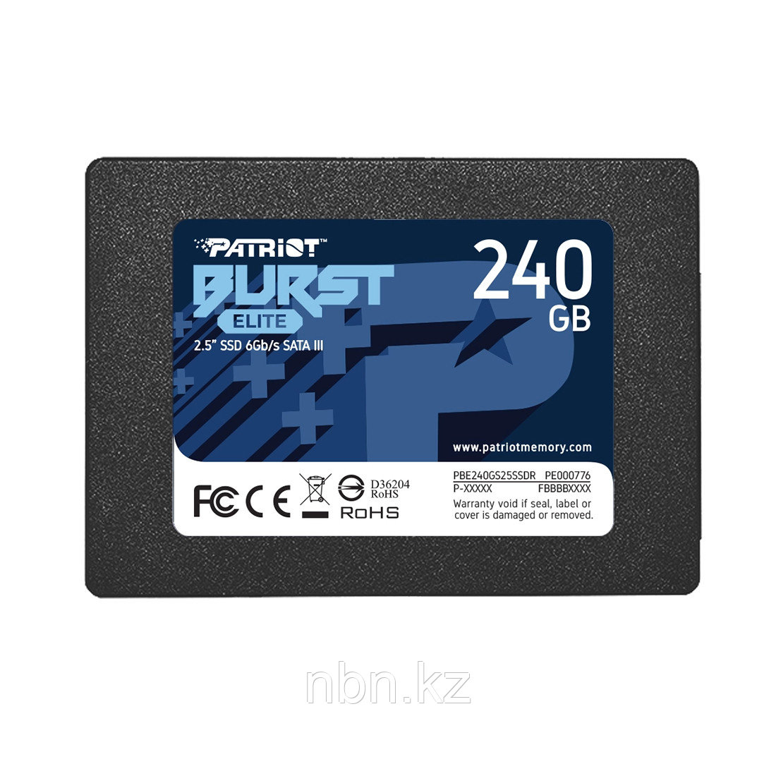 Твердотельный накопитель SSD Patriot Burst Elite 240GB SATA - фото 1 - id-p107140928