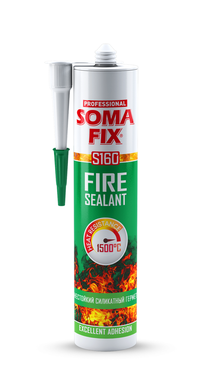 SomaFix 310 мл огнестойкий силик.герметик S160