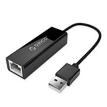 Внешняя сетевая карта ORICO UTJ-U2-BK, USB 2.0