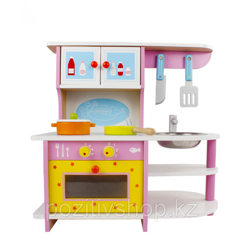 Детская деревянная кухня мини MSN15024 - фото 4 - id-p107141750