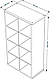 Стеллаж ФОРА 8 (FÖRA 8) белый, 77х38х147 см, фото 2