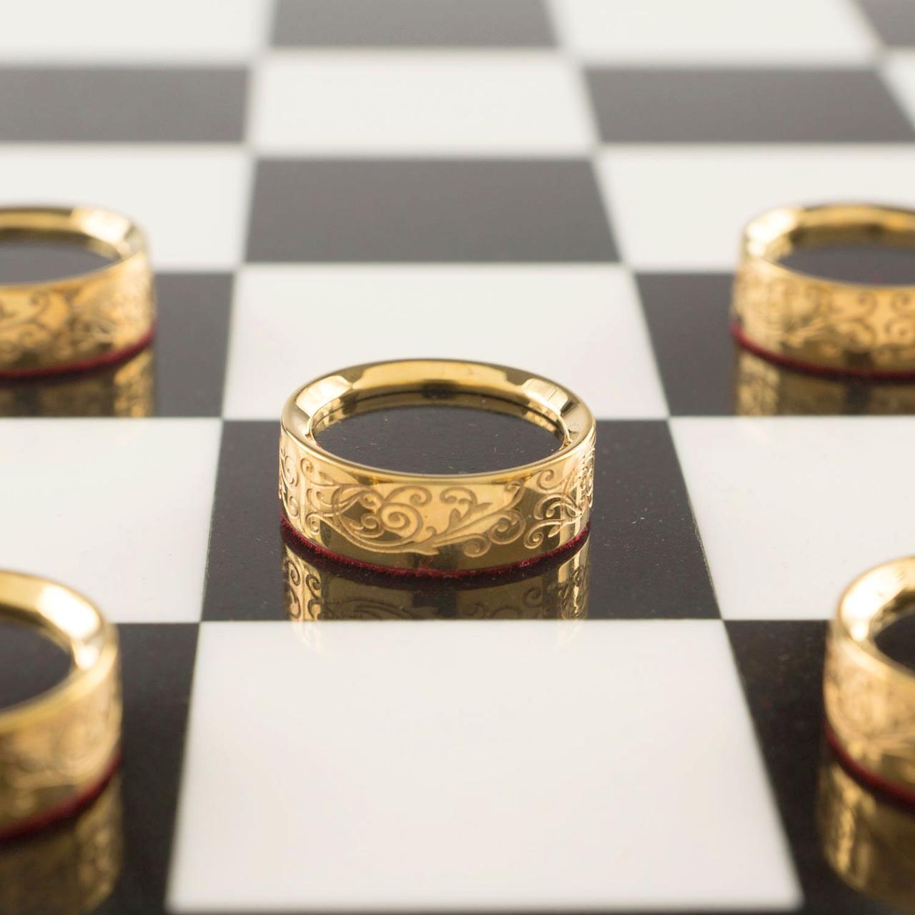 Подарочный набор шахматы и шашки "Царские" из лазурита 121085 - фото 8 - id-p82549092