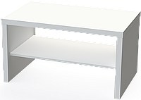 Журнальный стол ENKEL 82S, 82х50см, белый