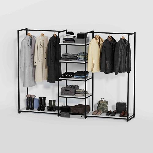 Стеллаж для одежды КБ-1703 в стиле Loft (id 106998677)